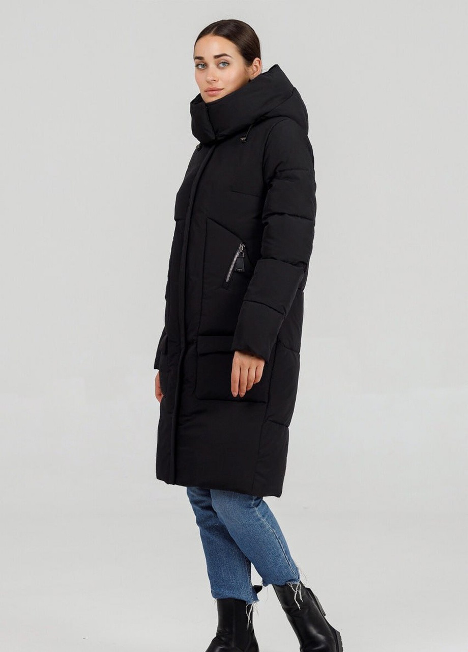 Чорна зимня парка-пуховик Armilise