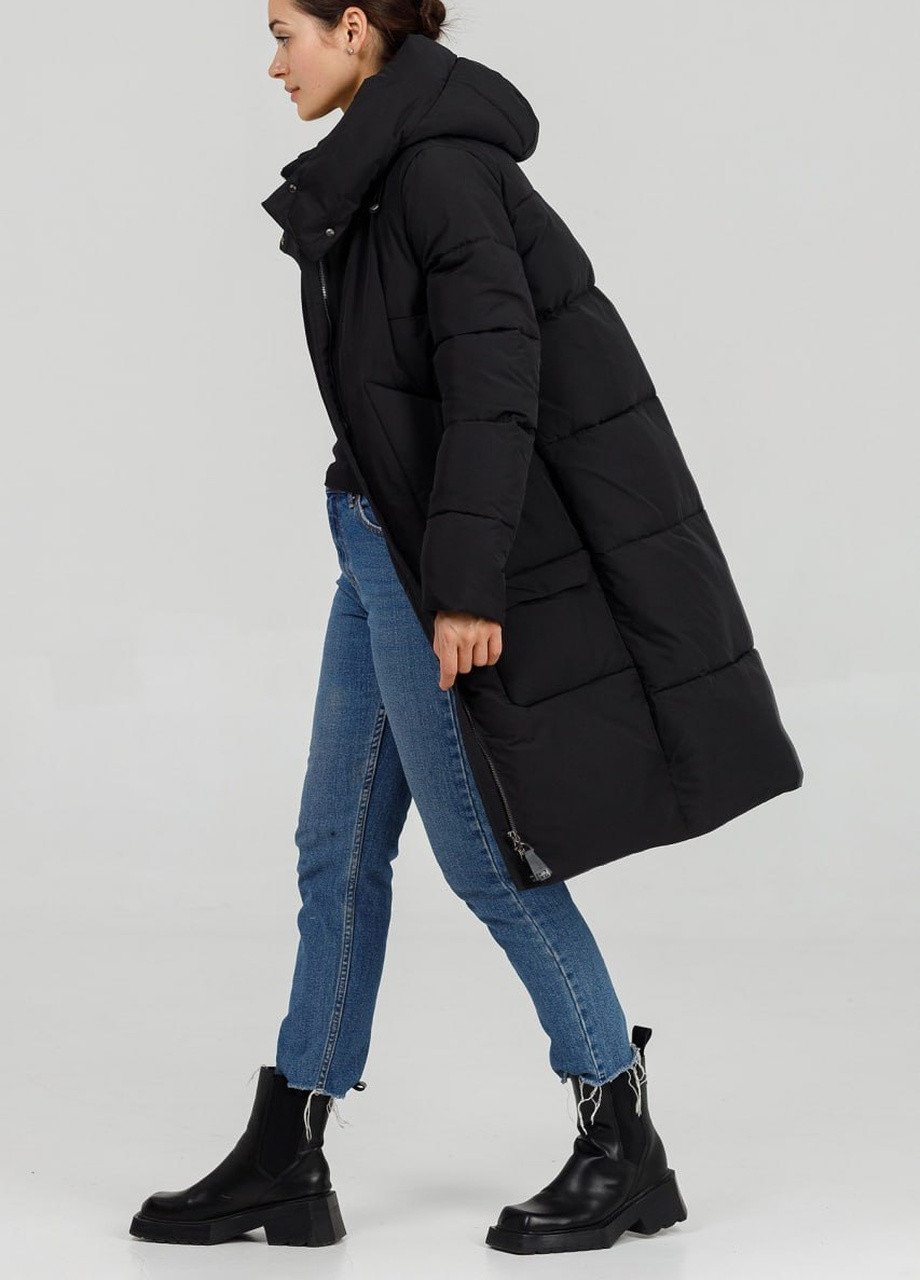 Чорна зимня парка-пуховик Armilise