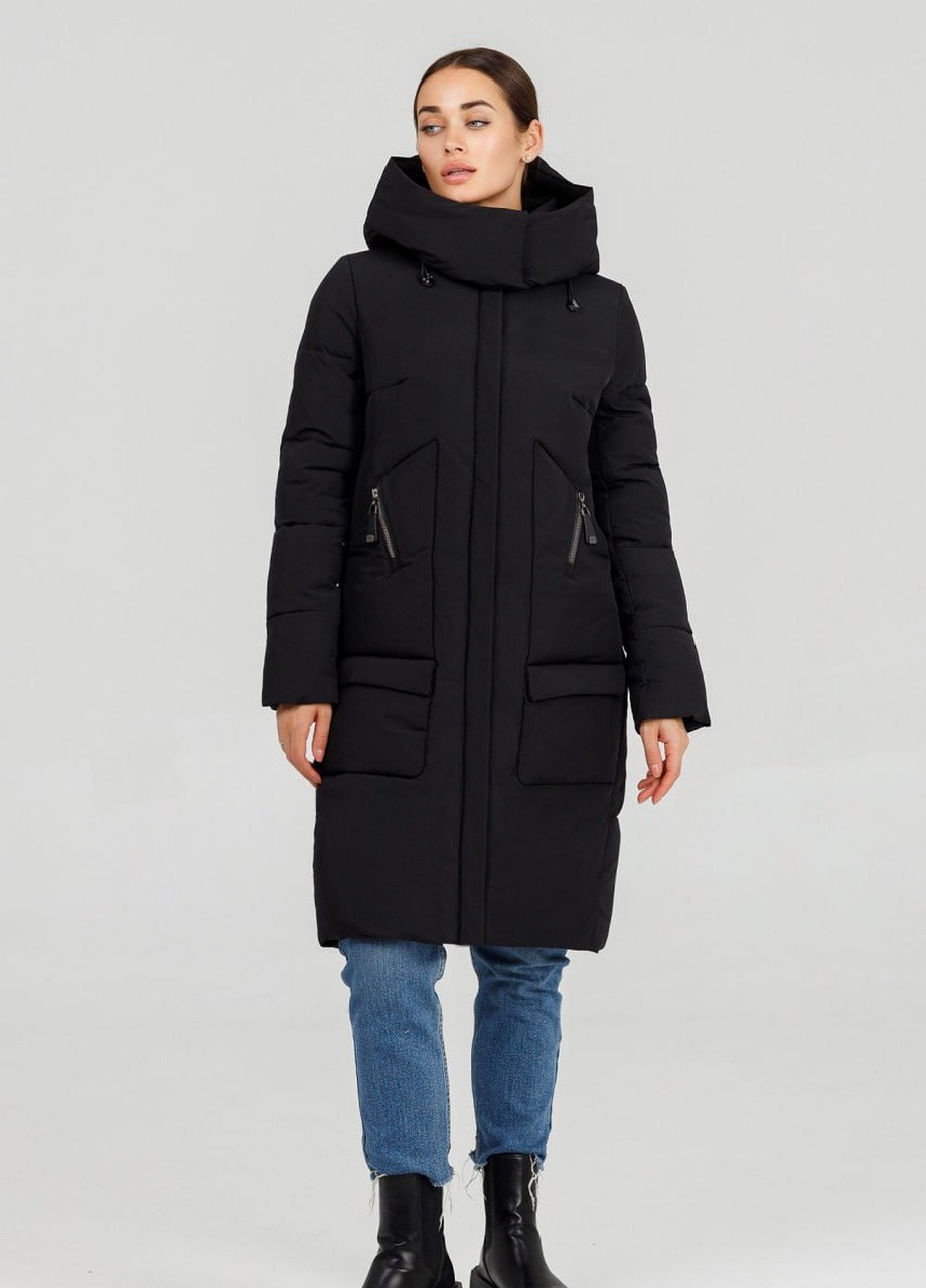 Чорна зимня парка-пуховик Armilise