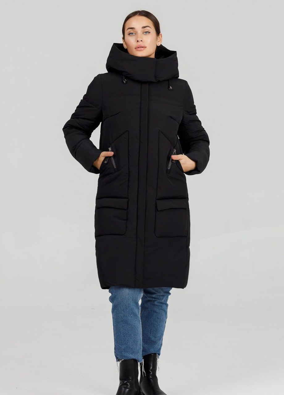 Чорна зимня парка-пуховик Armilise