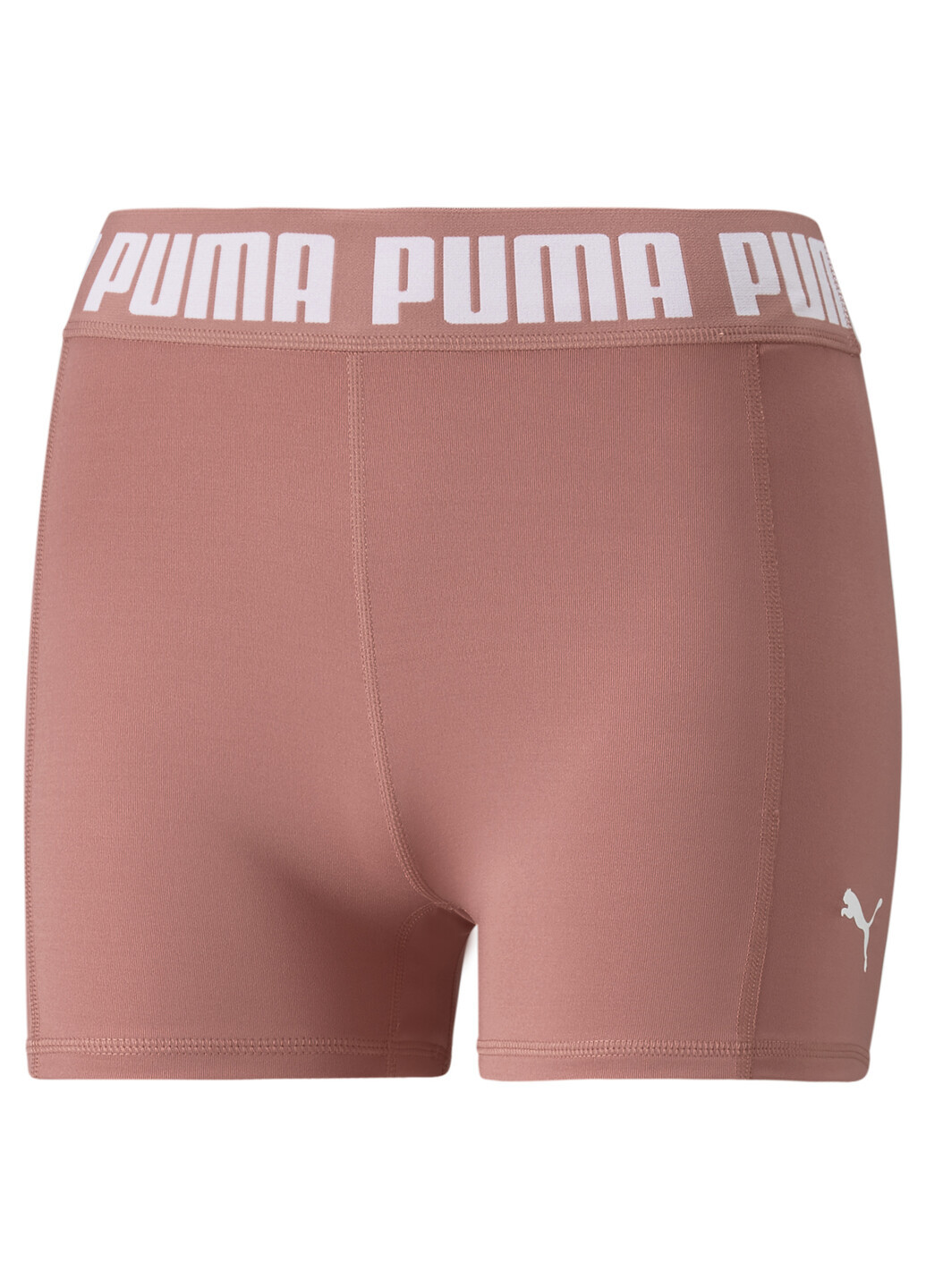 Розовые демисезонные велосипедки strong 3" tight women's training shorts Puma
