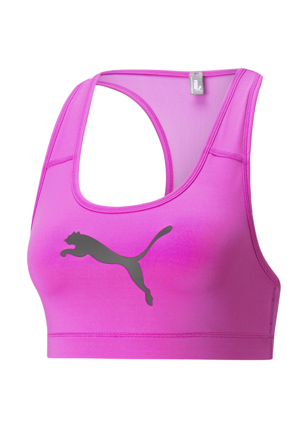 Розовый бра mid impact 4keeps women's training bra Puma полиэстер, эластан