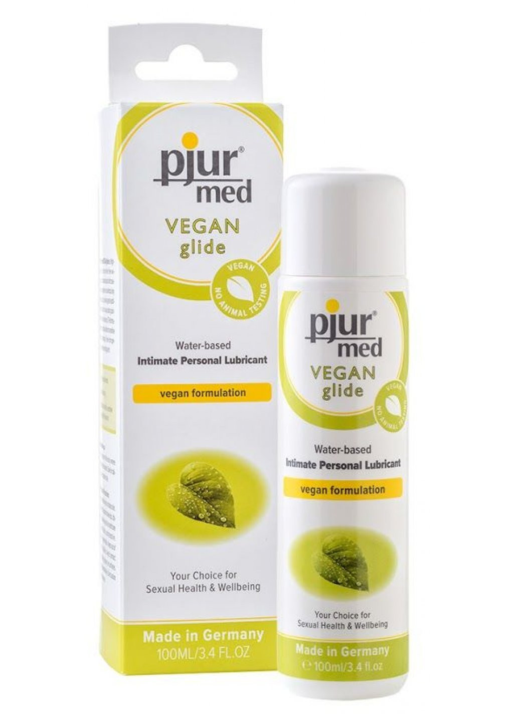 Лубрикант на водной основе MED Vegan glide 100 мл - только веганские ингридиенты Pjur (259645530)