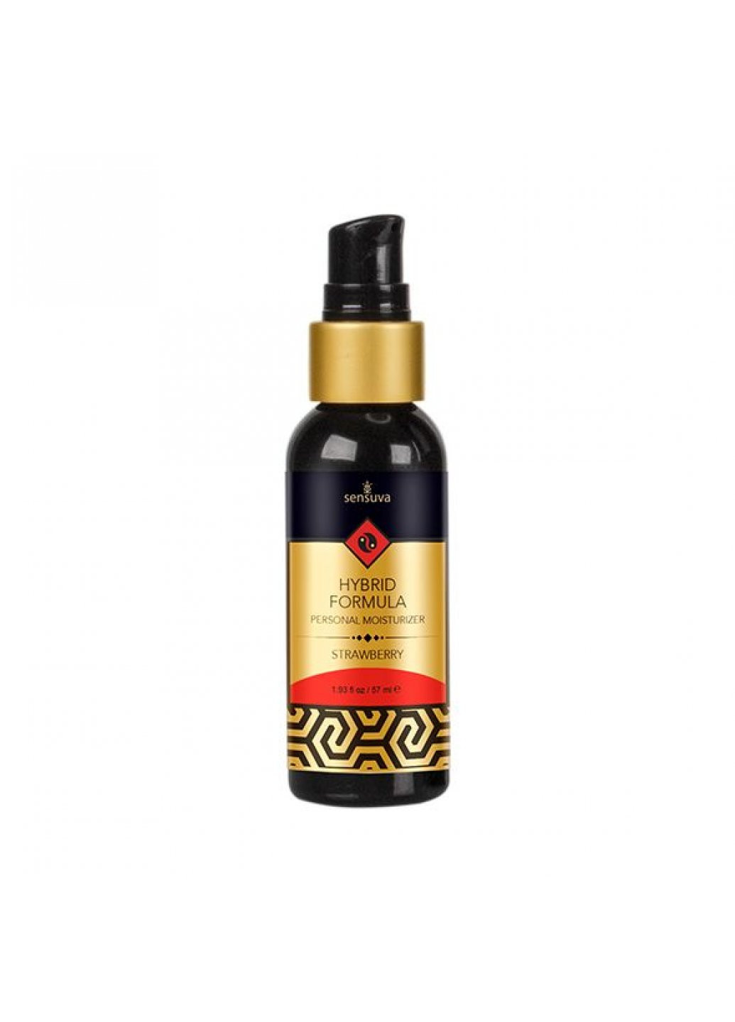 Смазка водно-силиконовая Hybrid Strawberry (57 мл) без сахара, можно для оральных ласк Sensuva (259645569)