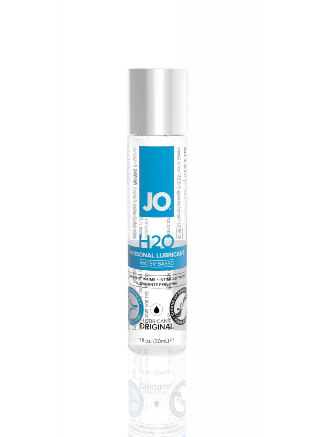 Змазка на водній основі H2O ORIGINAL (30 мл) маслянисте і гладке, рослинний гліцерин System JO (259645733)