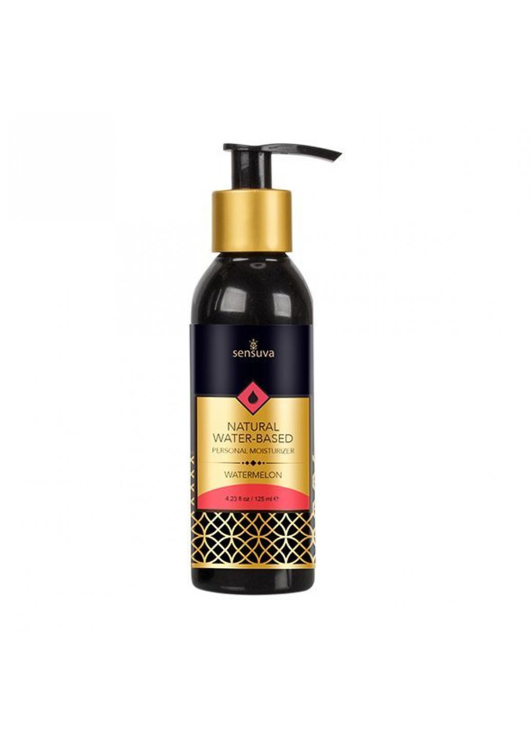 Змазка на водній основі Natural Water-Based Watermelon (125мл) без гліцерину та парабенів Sensuva (259645578)