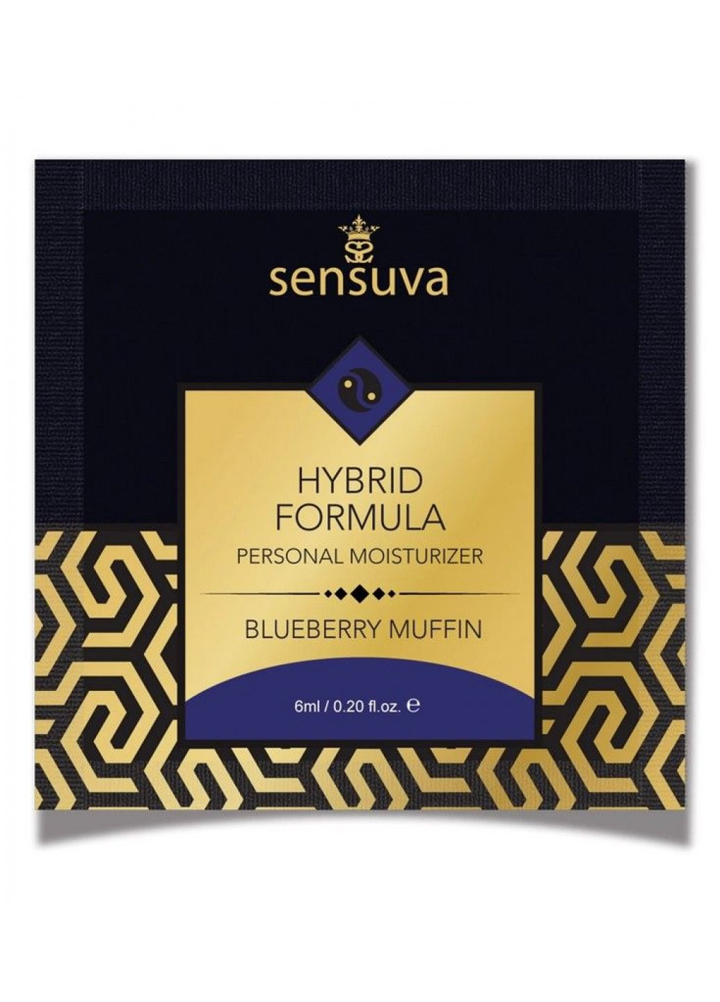 Пробник лубриканта на гібридній основі - Hybrid Formula Blueberry Muffin (6 мл) Sensuva (259645603)