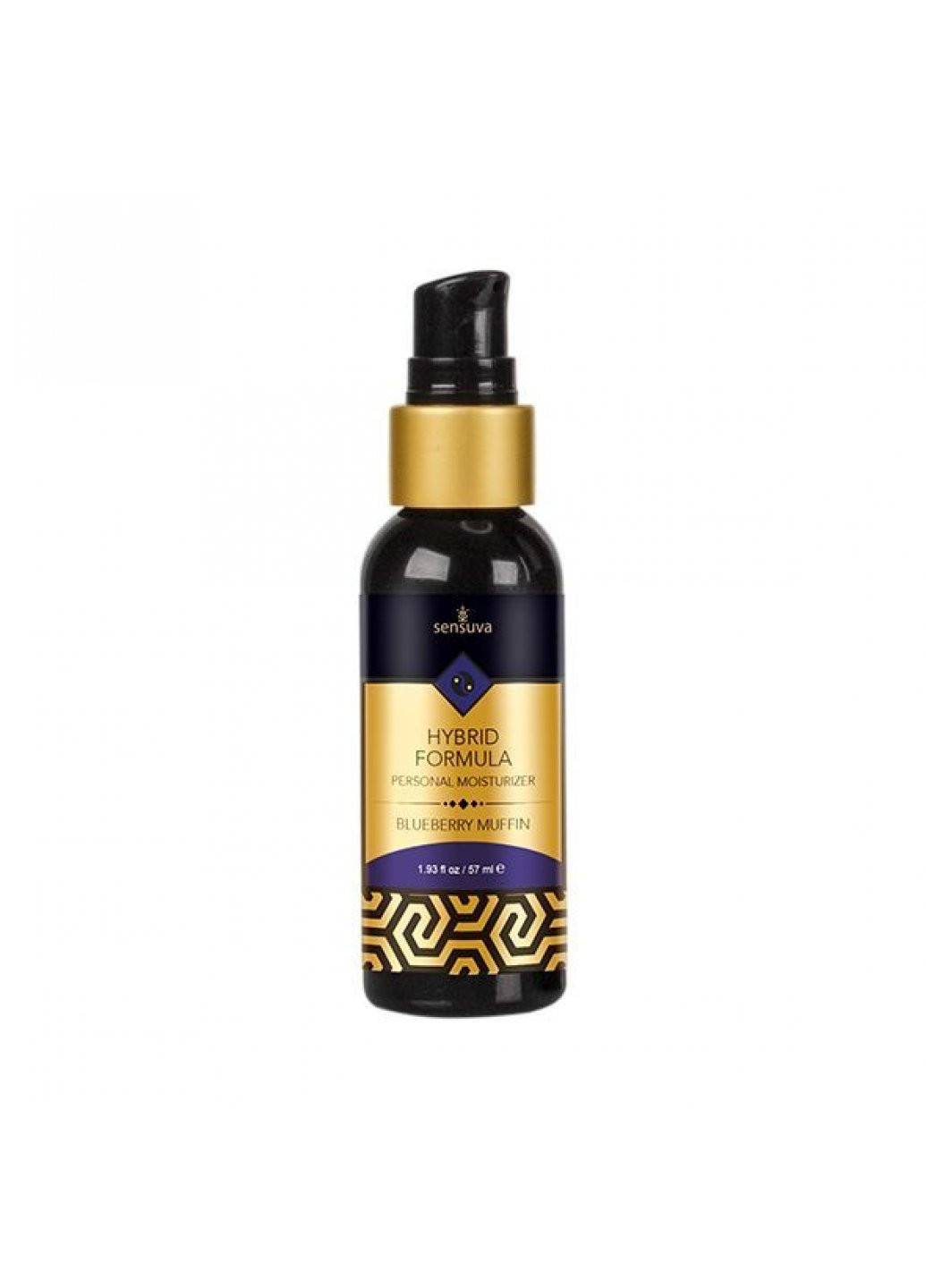 Смазка водно-силиконовая Hybrid Blueberry Muffin (57 мл) без сахара, можно для оральных ласк Sensuva (259645584)