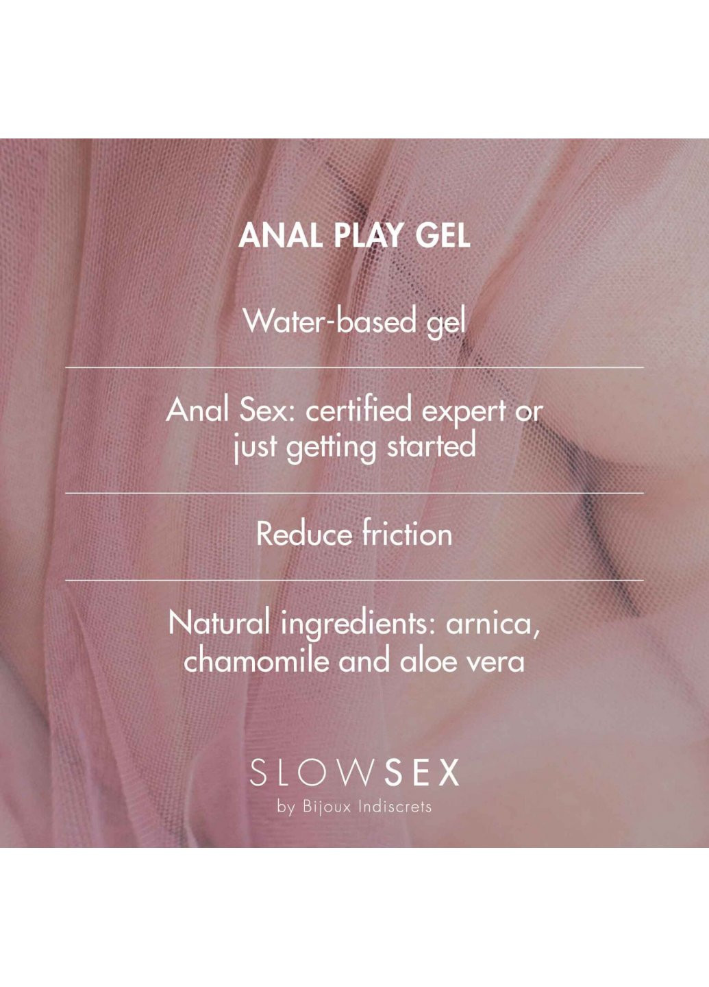Анальная гель-смазка SLOW SEX - Anal play gel Bijoux Indiscrets (259645412)
