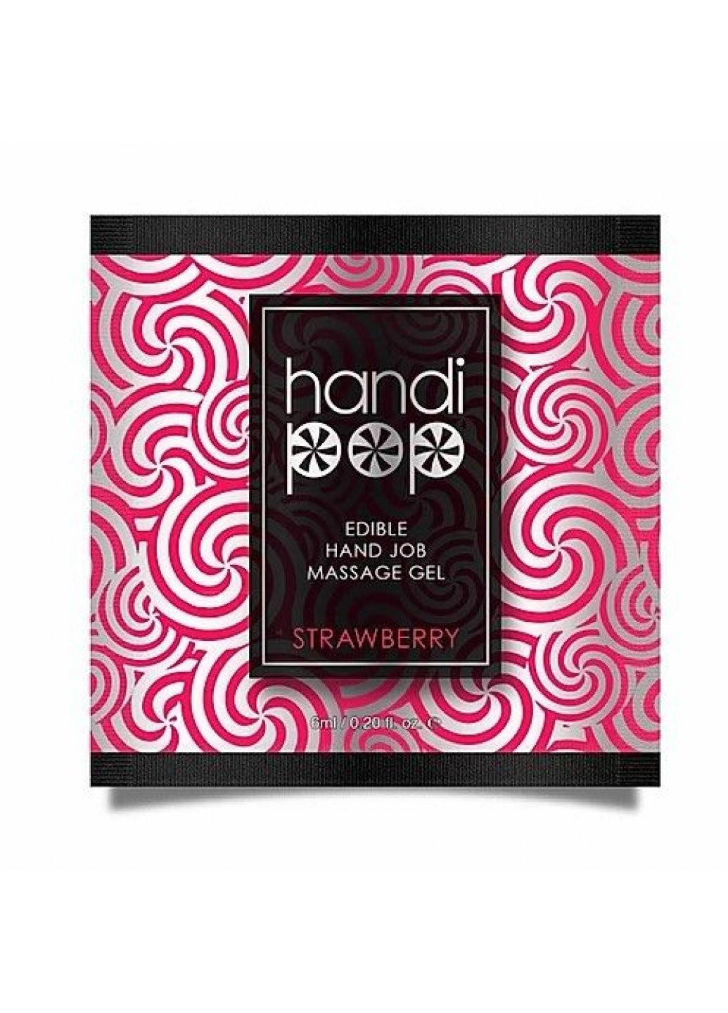 Пробник лубриканта на водной основе - Handipop Strawberry (6 мл) Sensuva (259645582)