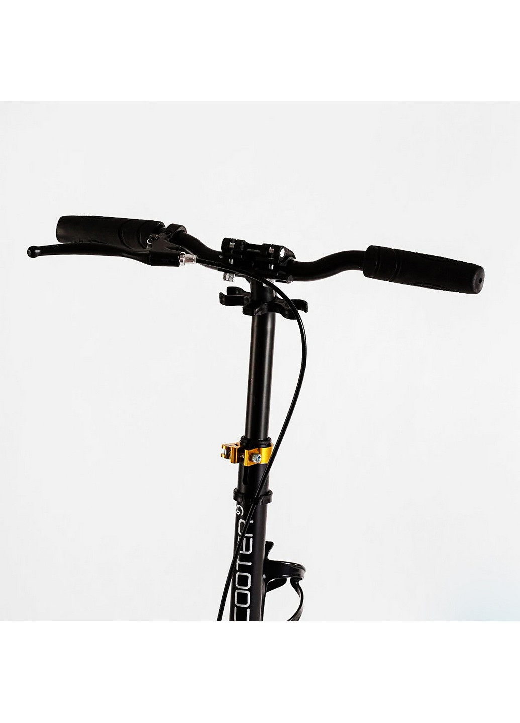 Двоколісний складаний самокат "Factor" алюміній, дискове гальмо, амортизатори 46,5х13,6х80-105 см Best Scooter (259638971)