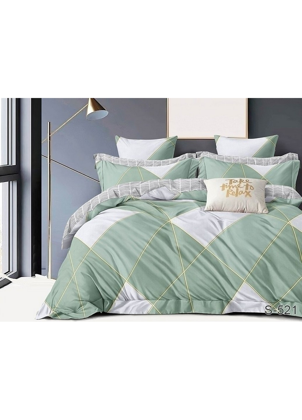 Комплект постельного белья с компаньоном 2-спальный Tag (259638728)