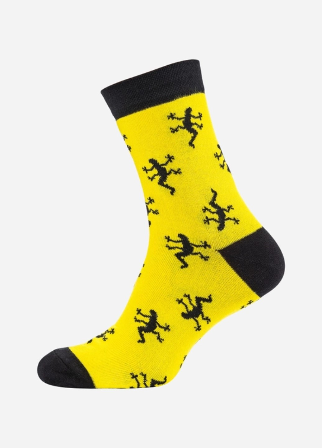 Жёлтые носки мужские высокие MZ анималистичные (259643377)