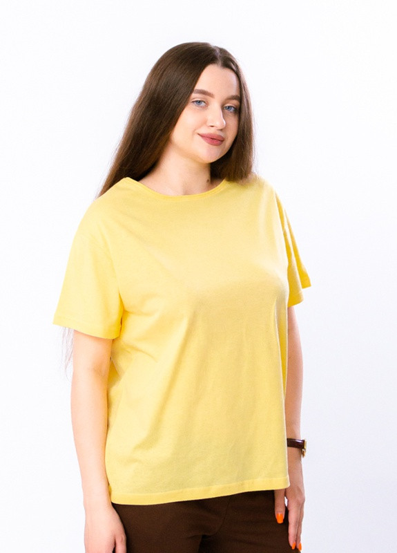 Жовта літня футболка жіноча (оверсайз) жовтий носи своє (8127-001-v9) Носи своє
