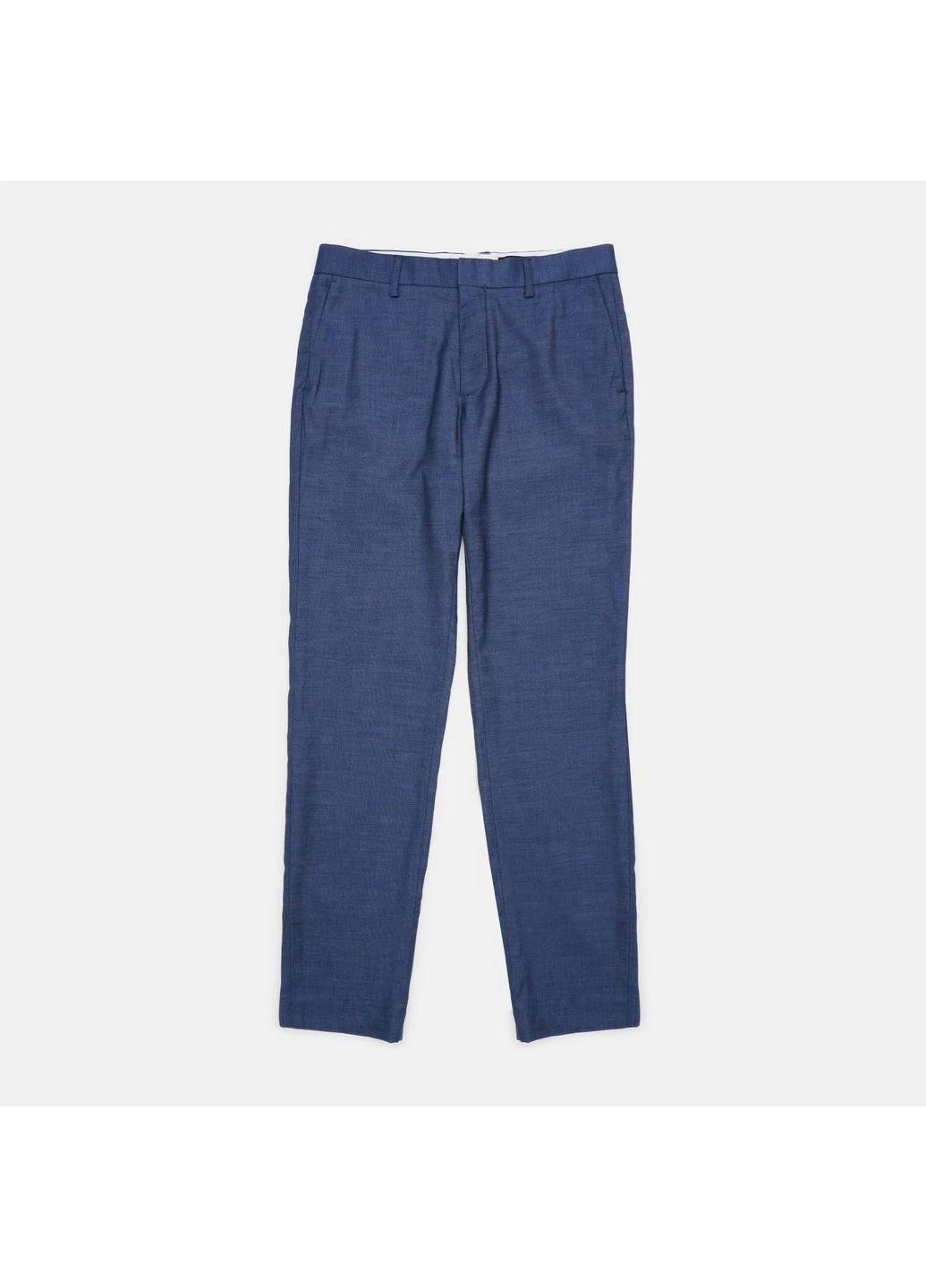 Синие классические демисезонные брюки H&M