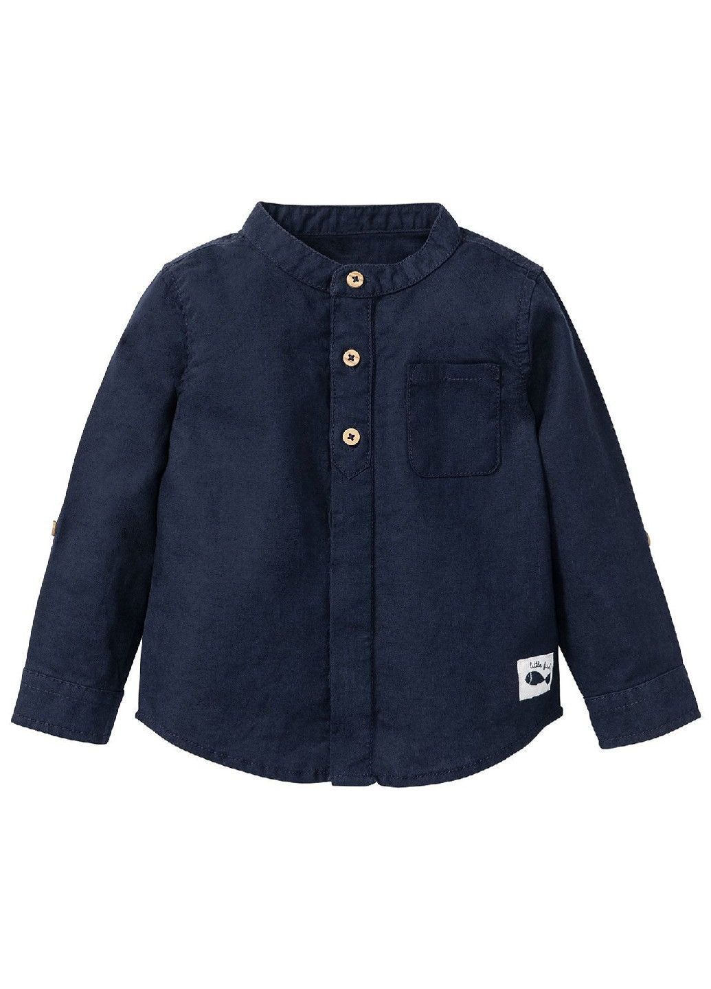 Темно-синяя кэжуал рубашка Lupilu