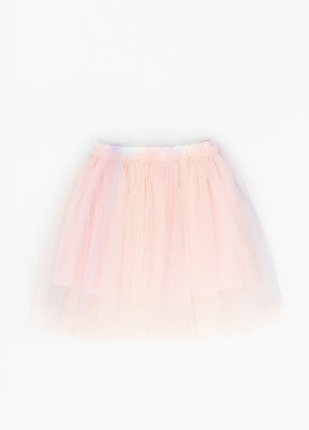 Розовая повседневный однотонная юбка XZKAMI