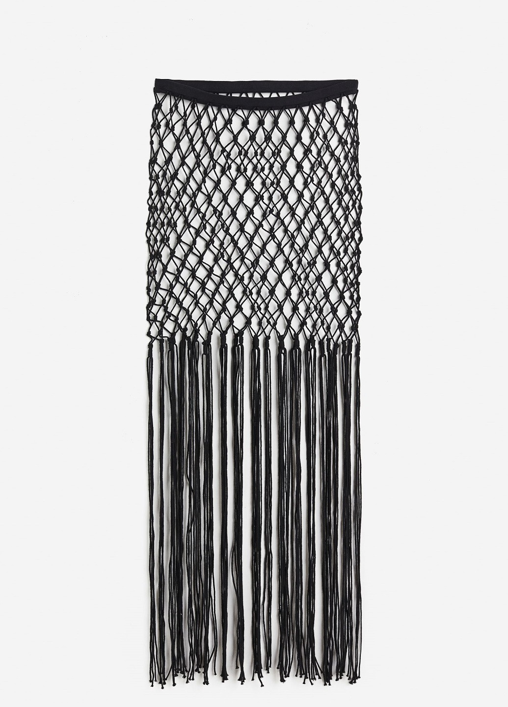 Черная пляжный однотонная юбка H&M
