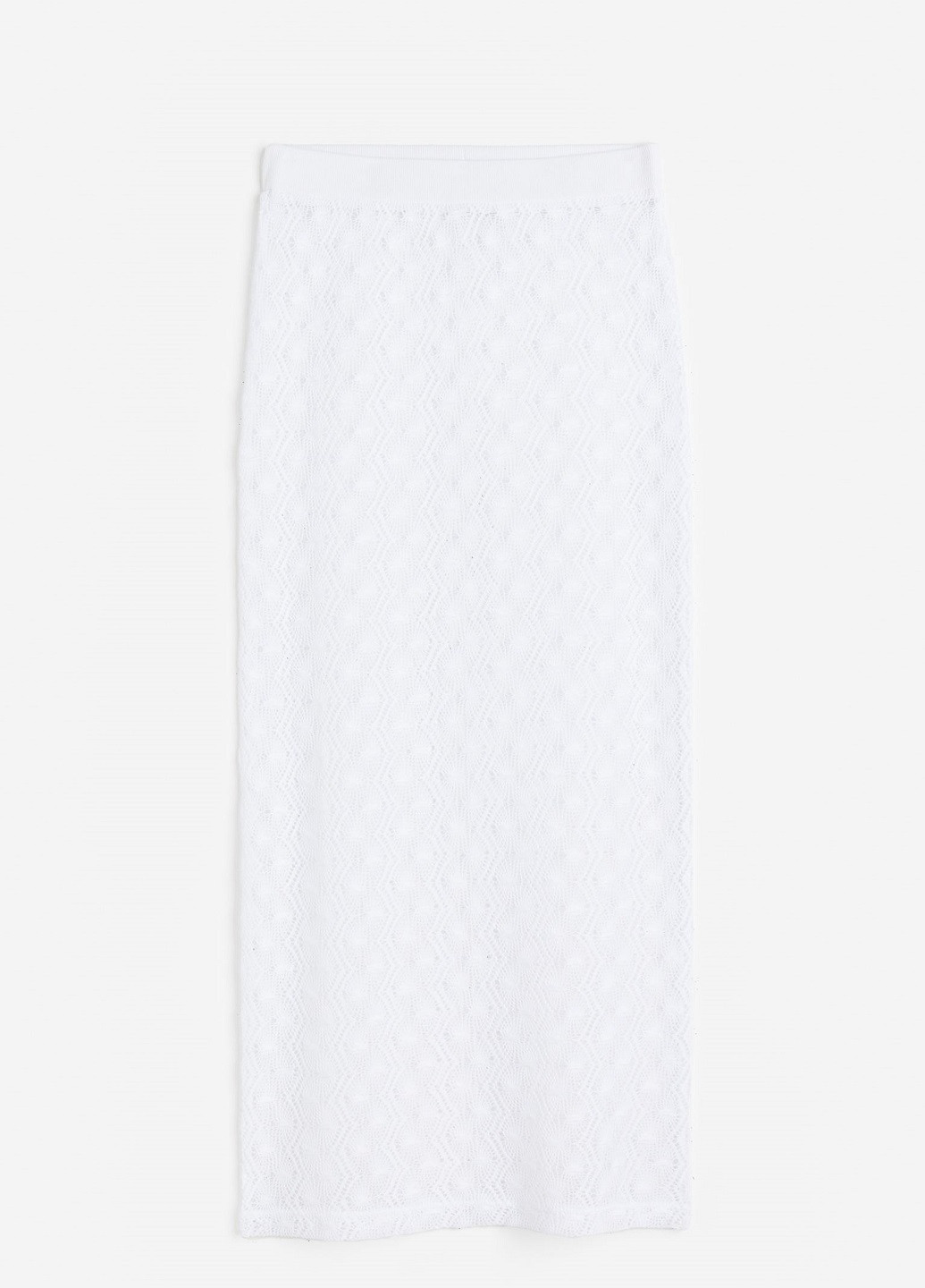 Белая пляжный однотонная юбка H&M
