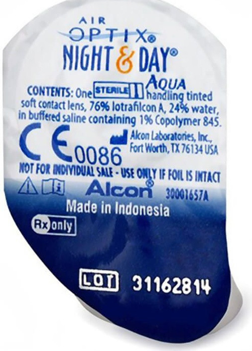 Air Optix Night and Day AQUA 1 шт. Alcon (259753000)