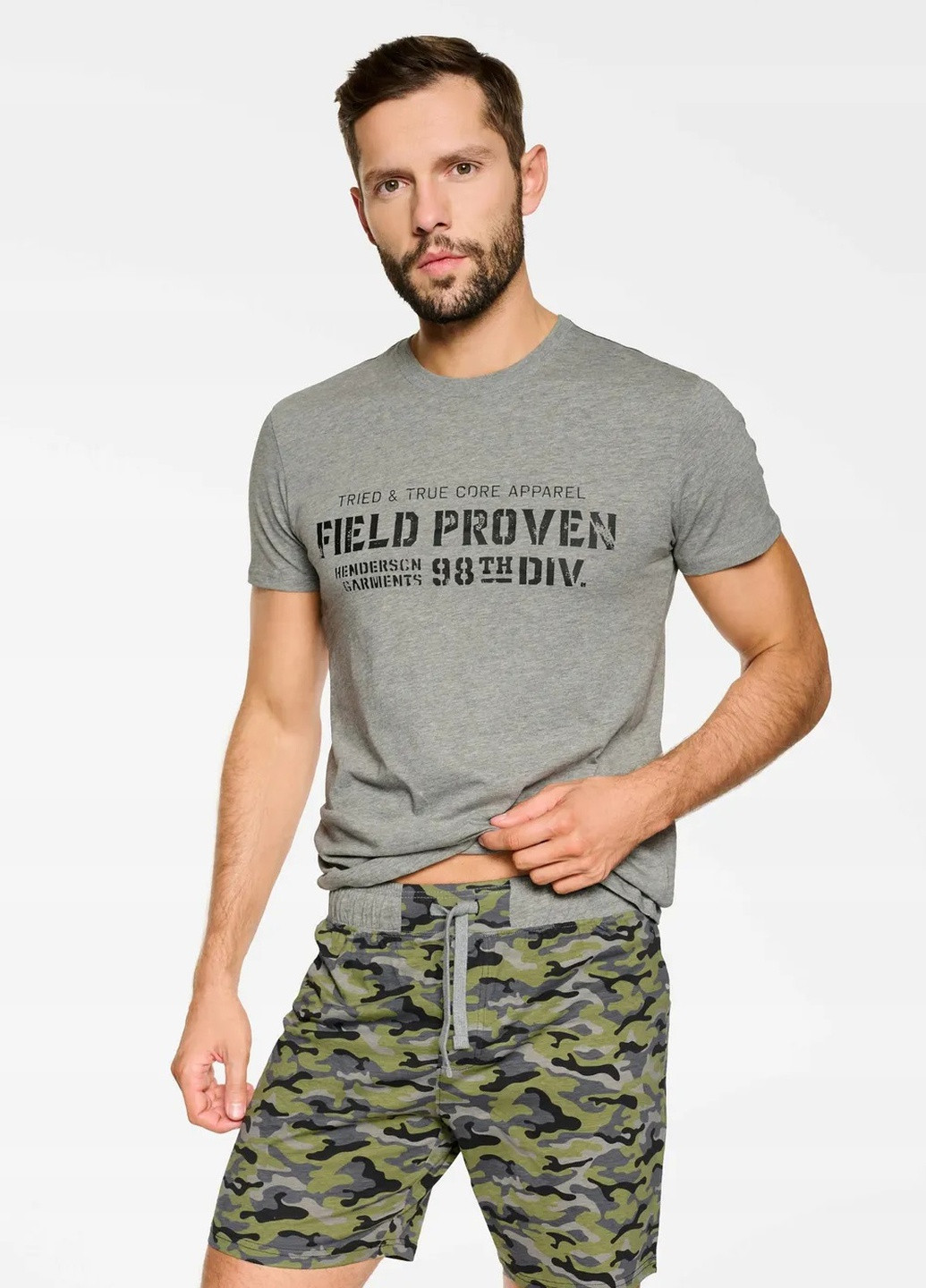 Мужская пижама футболка и шорты 39722 Nuke Henderson (259752969)