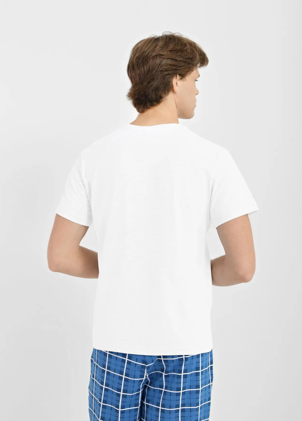 Біла футболка чоловіча з коротким рукавом Роза