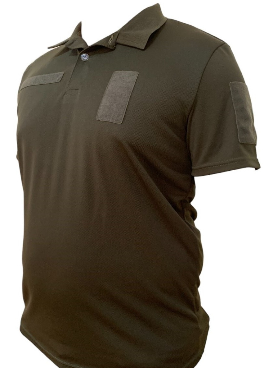 Хаки (оливковая) футболка tactic4profi поло кулмакс хаки с коротким рукавом c 4-мя липучками 3xl с коротким рукавом 4PROFI