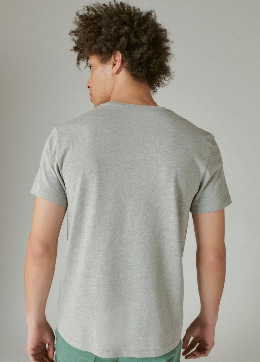 Сіра футболка Lucky Brand 7M85155 Grey