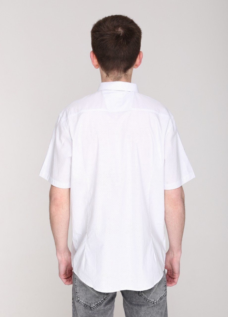 Белая повседневный рубашка в горошек Bagarda