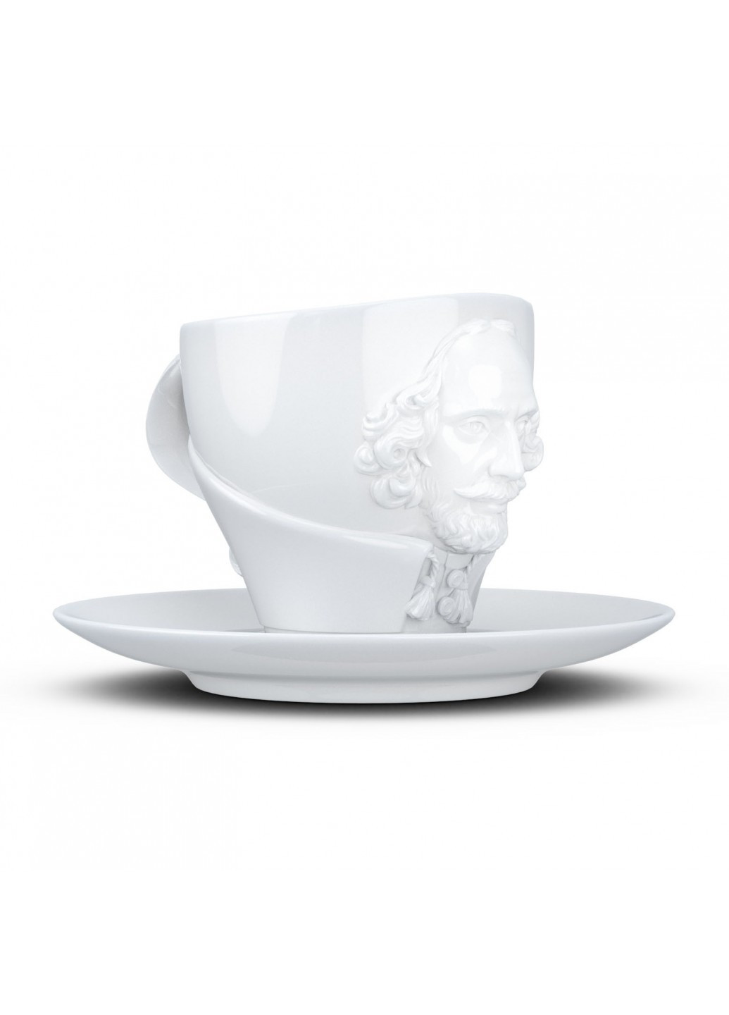 Чашка с блюдцем Уильям Шекспир (260 мл); фарфор Tassen (259770271)