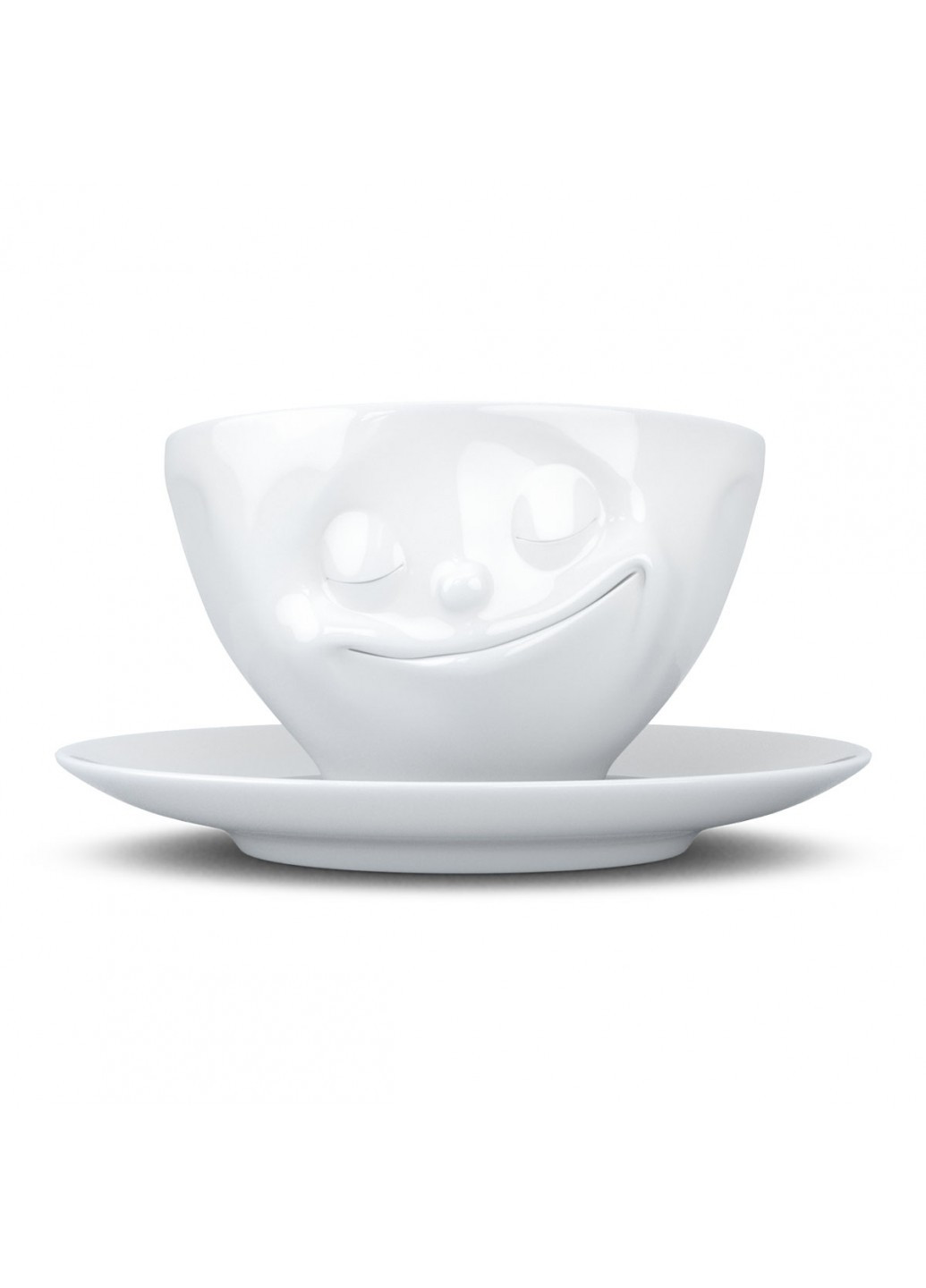 Чашка з блюдцем для кави "Щастя" (200 мл); порцеляна Tassen (259770275)