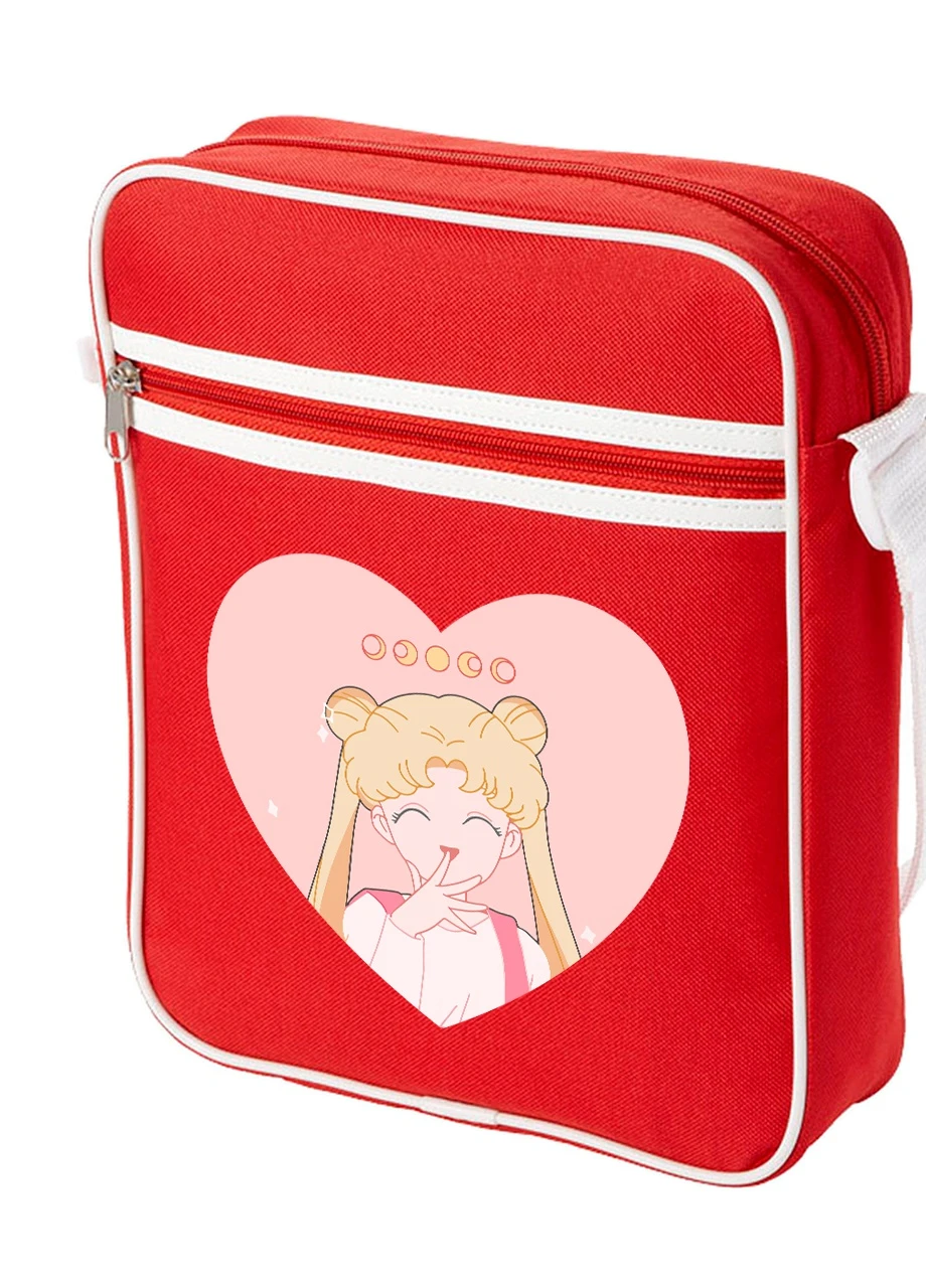 Сумка-месенджер Місяць Кішки Сейлор Мун (anime Sailor Moon Cats) Червоний (92289-2922-RD) MobiPrint (259885667)