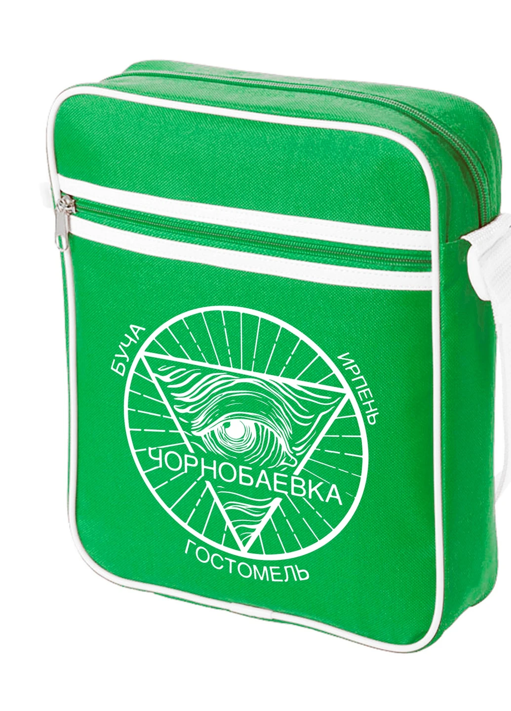 Сумка-мессенджер Чернобаевка Зеленый (92289-3706-KG) MobiPrint (259886064)