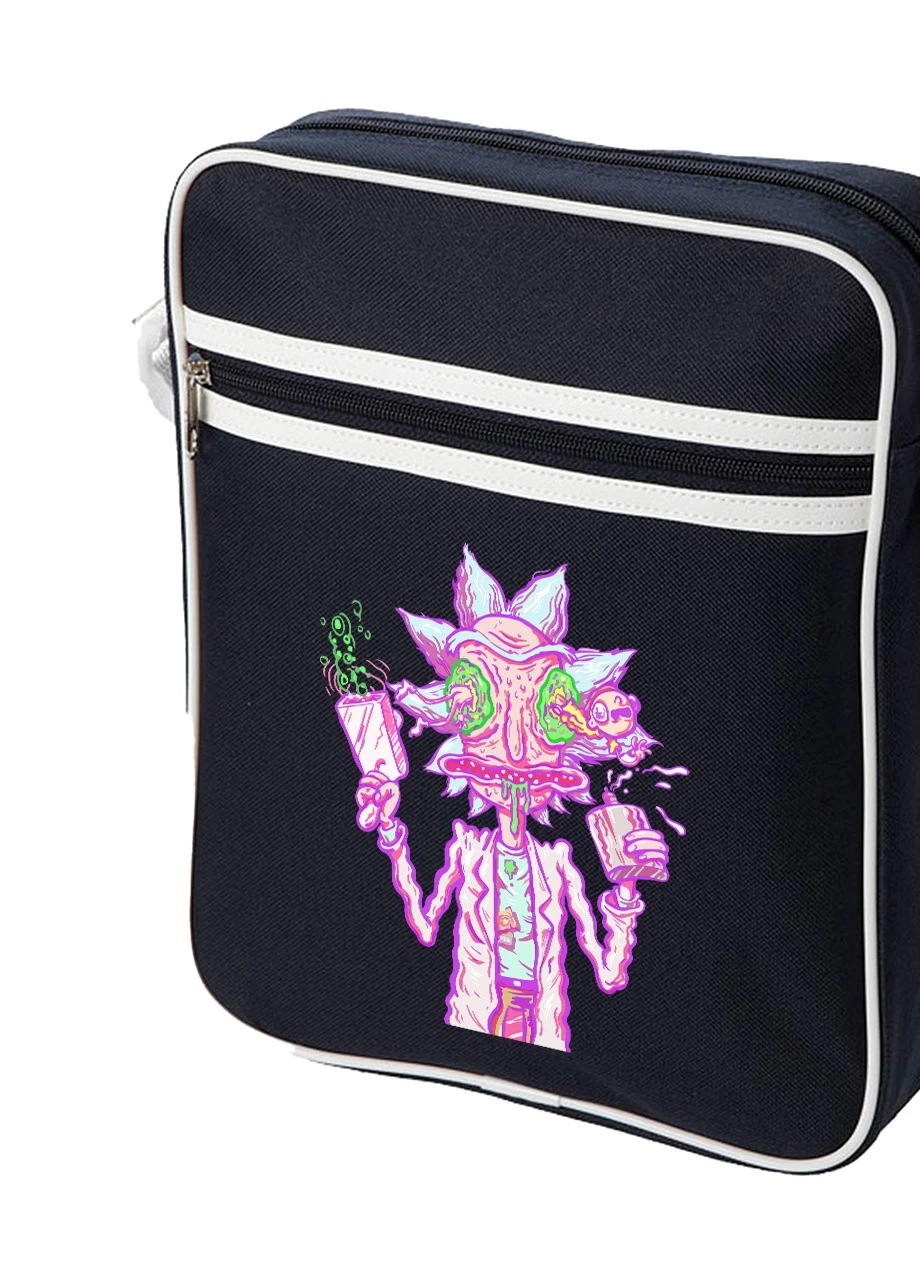 Сумка-мессенджер Рик Санчез Рик и Морти (Rick Sanchez Rick and Morty) Синий (92289-2944-NB) MobiPrint (259886863)