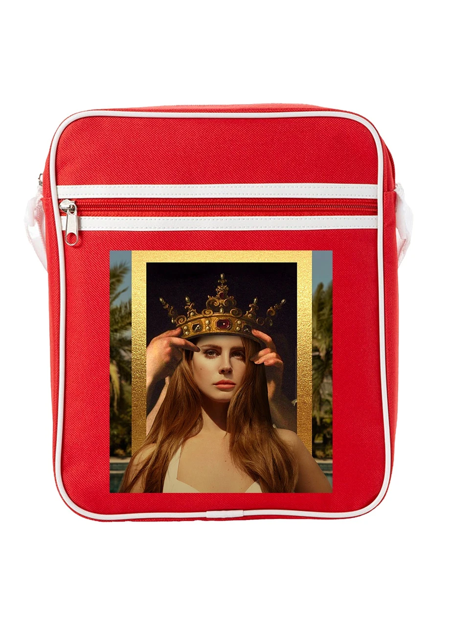 Сумка-мессенджер Лана дел Рей (Lana Del Rey) Красный (92289-1590-RD) MobiPrint (259887905)