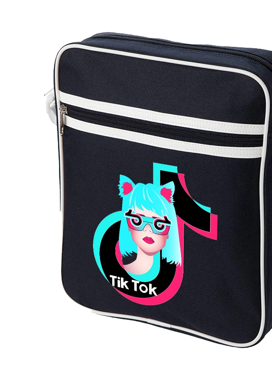Сумка-месенджер Тік Тік (Tik Tok Girl cat) Синій (92289-1648-NB) MobiPrint (259887114)
