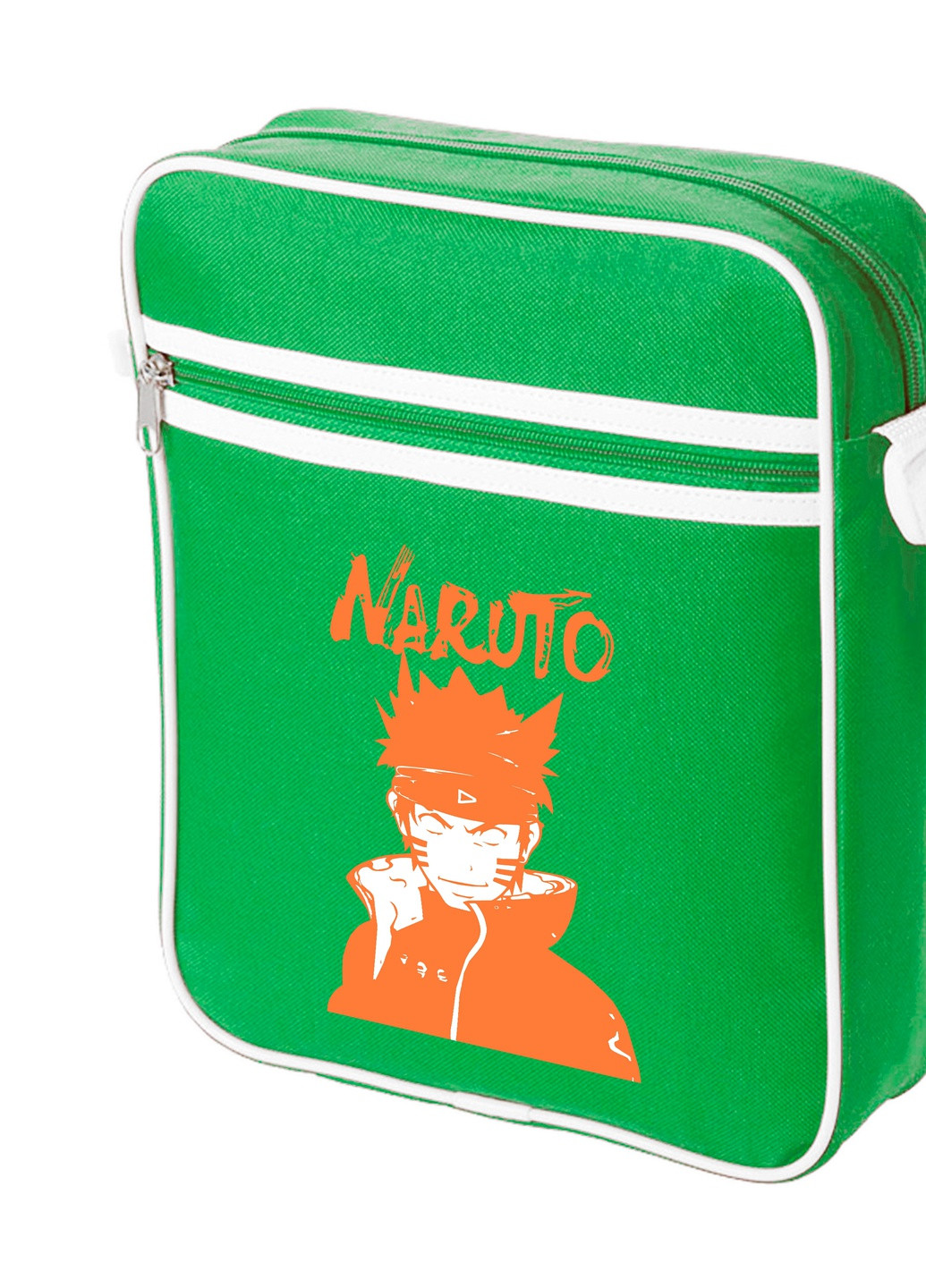 Сумка-месенджер Наруто (Naruto) Зелений (92289-3338-KG) MobiPrint (259887427)