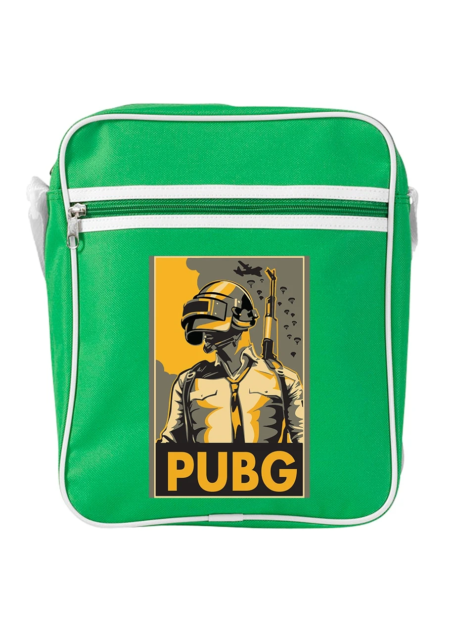 Сумка-месенджер Пабг Пубг (Pubg) Зелений (92289-1181-KG) MobiPrint (259887580)