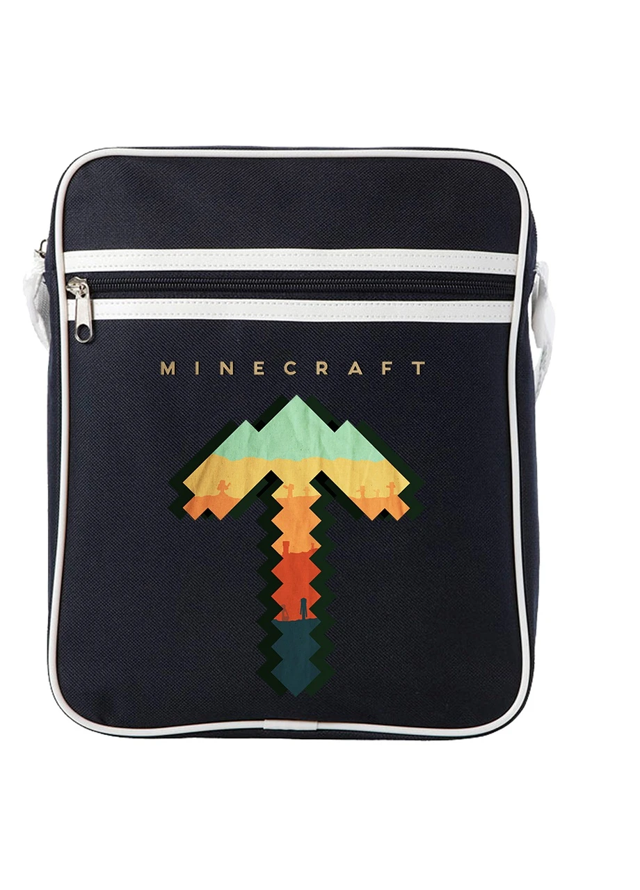 Сумка-месенджер Майнкрафт (Minecraft) Синій (92289-1169-NB) MobiPrint (259886001)