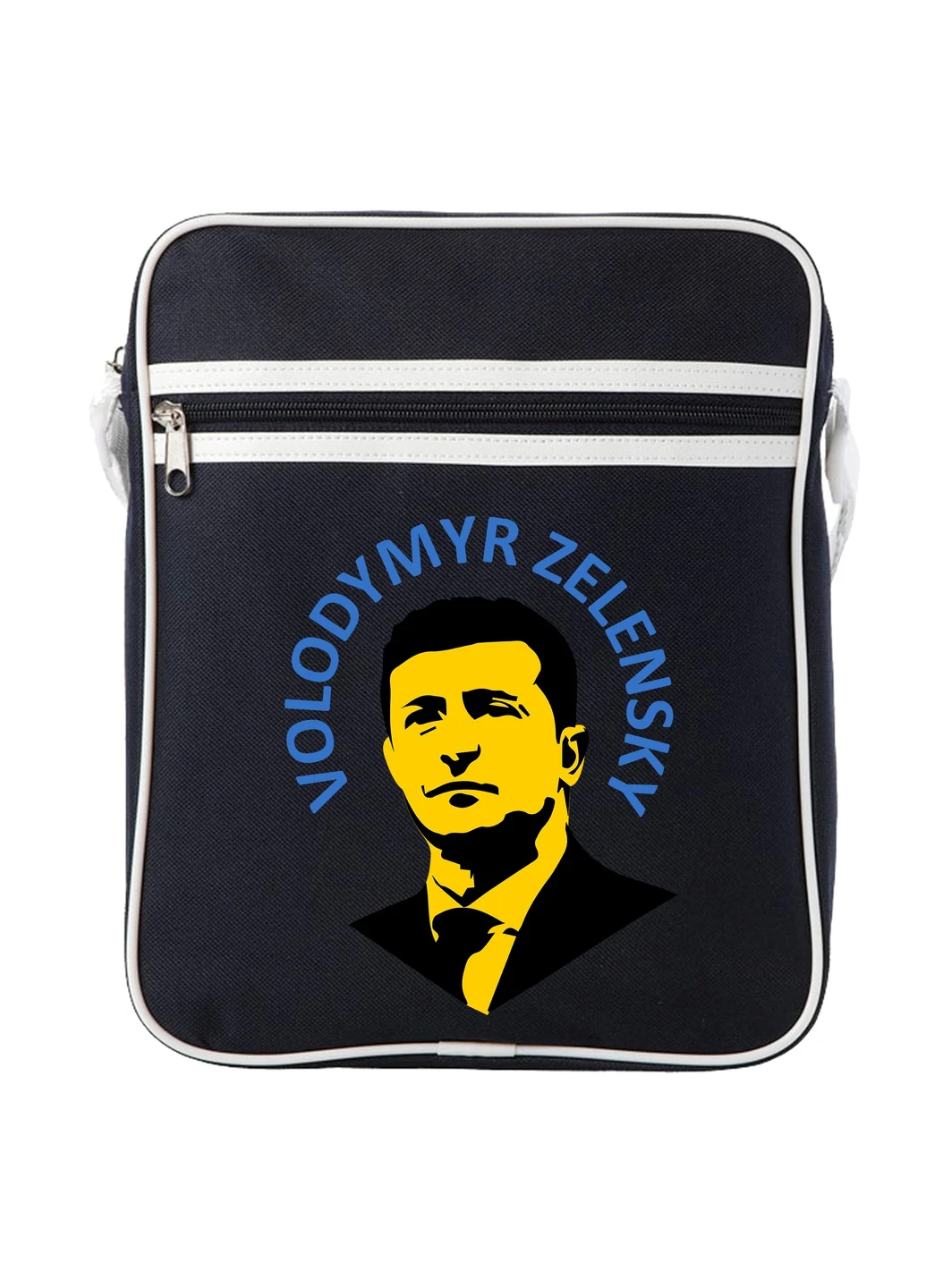 Сумка-мессенджер Владимир Зеленский Синий (92289-3680-NB) MobiPrint (259887858)