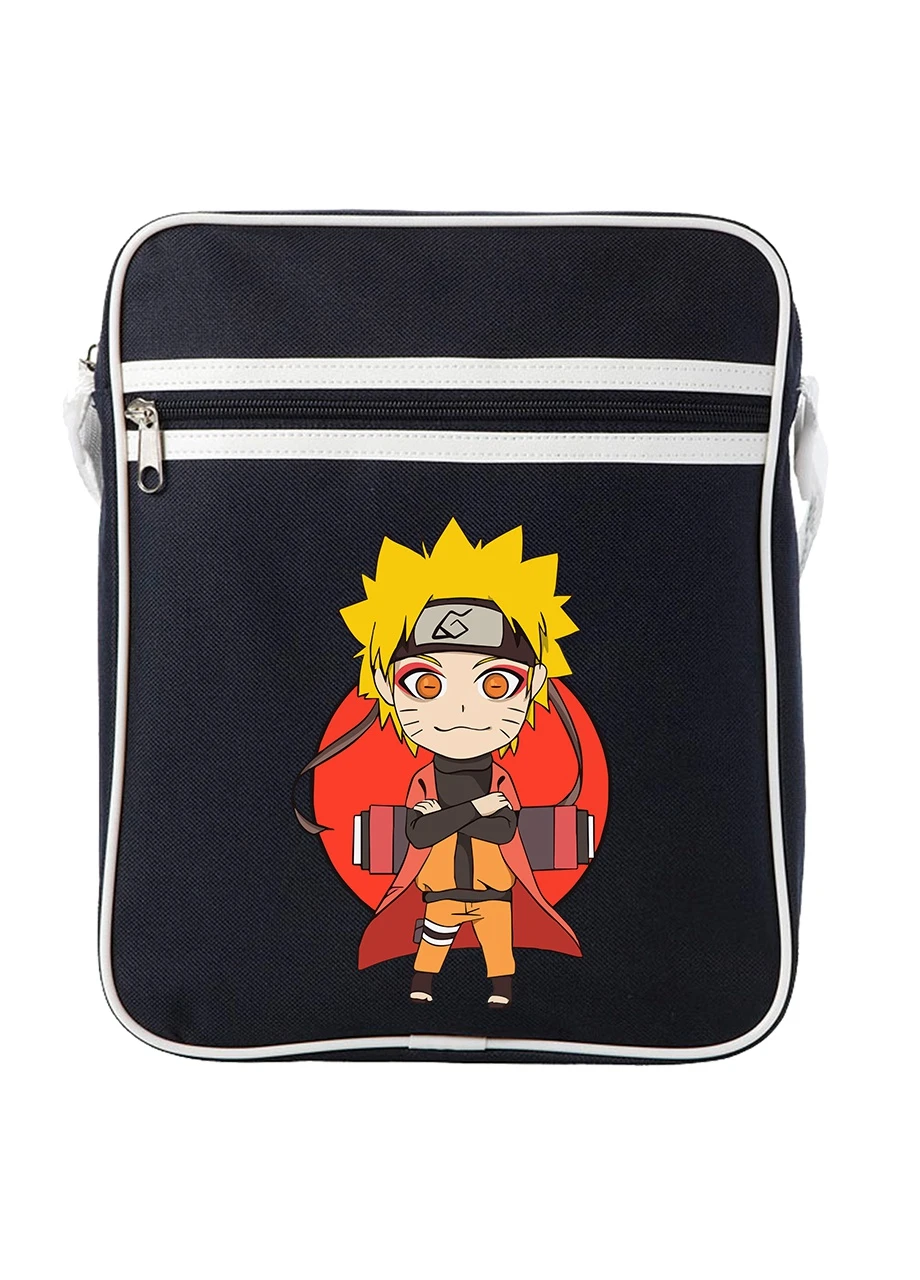 Сумка-мессенджер Наруто (Naruto) Синий (92289-3478-NB) MobiPrint (259886458)