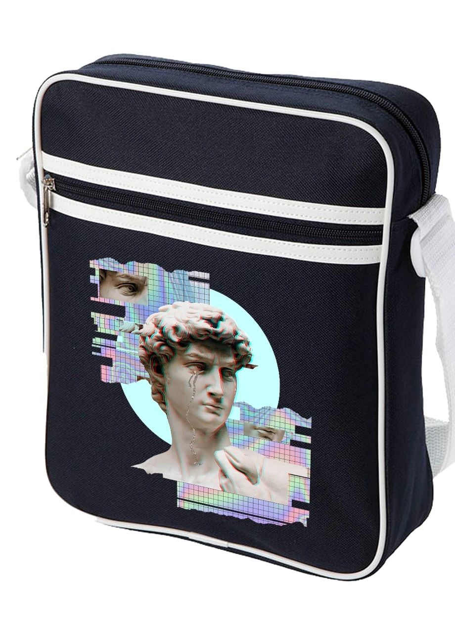 Сумка-месенджер Давіл (David Renaissance) Синій (92289-1584-NB) MobiPrint (259886523)