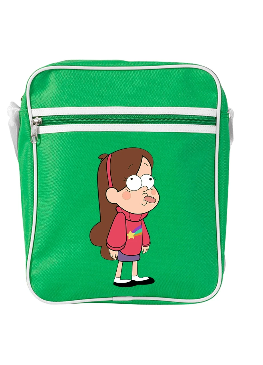 Сумка-мессенджер Мейбл Пайнс Гравити Фолз (Mabel Pines Gravity Falls) Зеленый (92289-2625-KG) MobiPrint (259885893)
