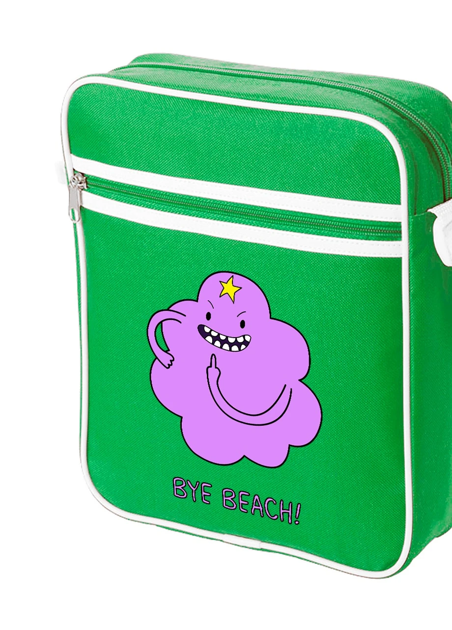 Сумка-мессенджер Принцесса пупырка (Lumpy Space Princess) Зеленый (92289-1578-KG) MobiPrint (259886950)