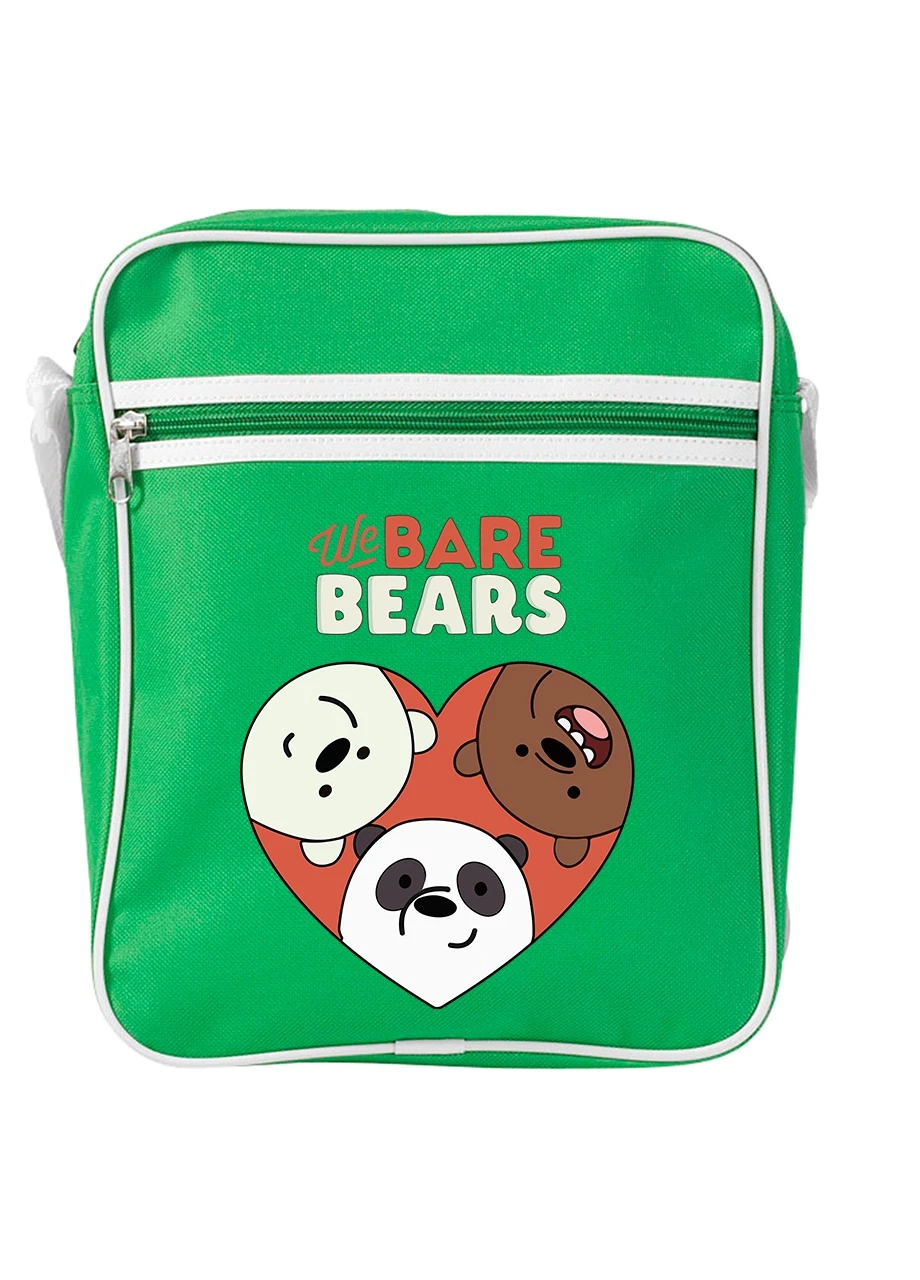 Сумка-мессенджер Вся правда о медведях (We Bare Bears) Зеленый (92289-2669-KG) MobiPrint (259886169)