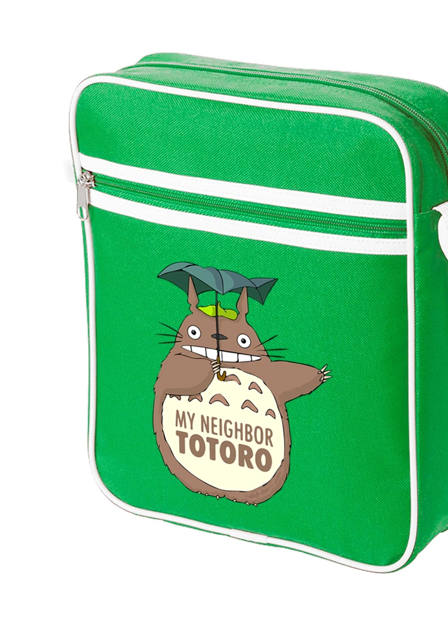 Сумка-мессенджер Мой сосед Тоторо (My Neighbor Totoro) Зеленый (92289-2656-KG) MobiPrint (259887843)