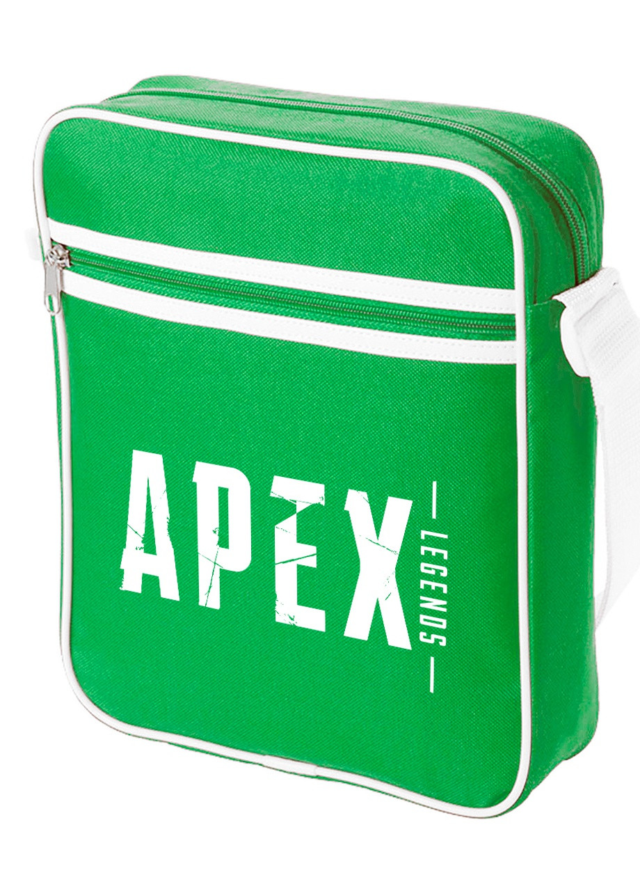 Сумка-мессенджер Апекс ледженс лого(Apex Legends logo) Зеленый (92289-3499-KG) MobiPrint (259885930)