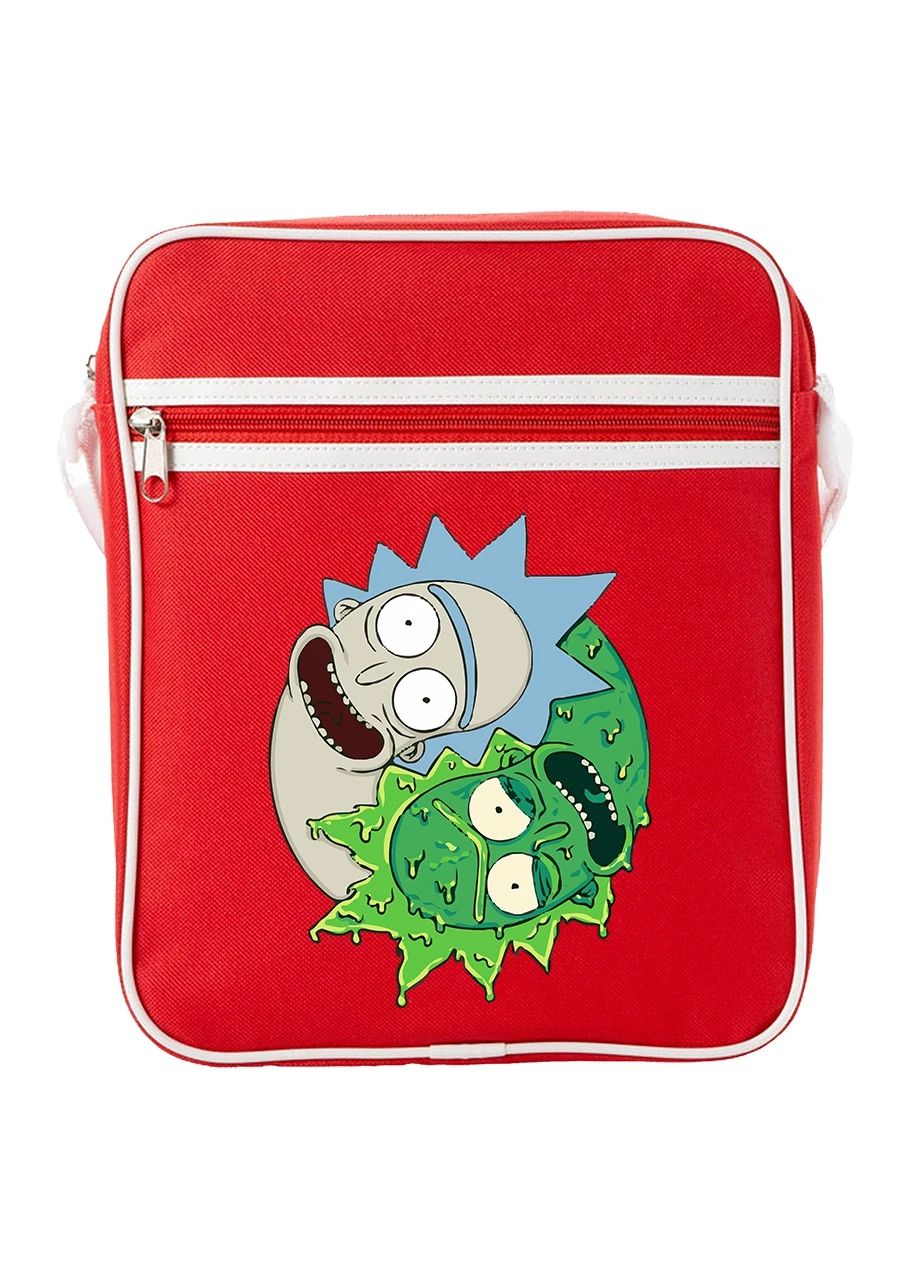 Сумка-месенджер Рік та Морті (Rick and Morty) Червоний (92289-3446-RD) MobiPrint (259886937)