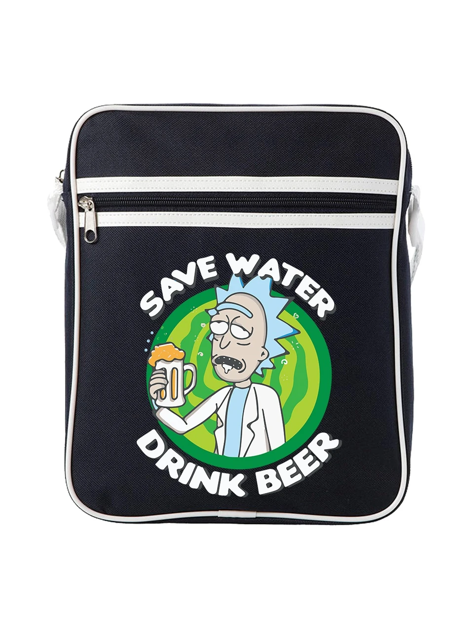 Сумка-мессенджер Рик и Морти (Rick and Morty) Синий (92289-3445-NB) MobiPrint (259887312)
