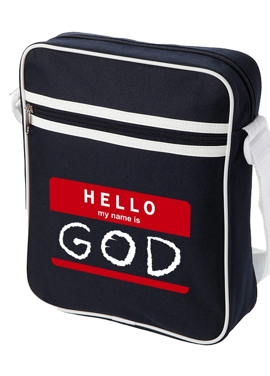 Сумка-месенджер Hello, my name is Синій (92289-2004-NB) MobiPrint (259887200)